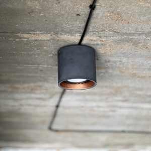 Lampa betonowa loft sufitowa handmade Lampa betonowa sufitowa loft style industrial hand made custom concrete lamp