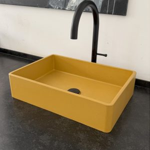 Umywalka betonowa nadblatowa